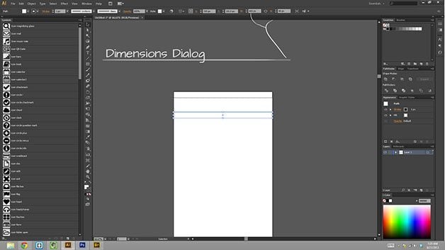 changing the dimensions of an object in adobe illustrator